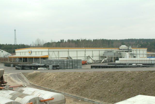 Bau der Konzentratenhalle für die Fa. SVZ Poland Sp. z o.o. in Tomaszow Lubelski, Polen